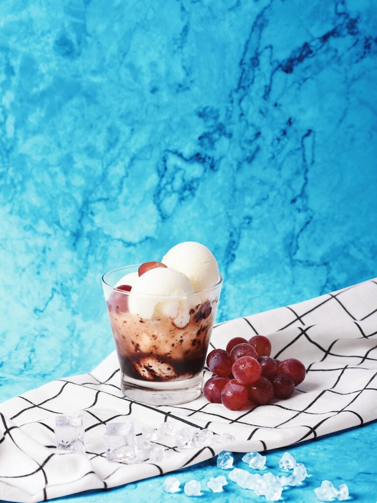 icecream, food, fresh, fruit, ice, cream, homemade, blue food, blue fruits